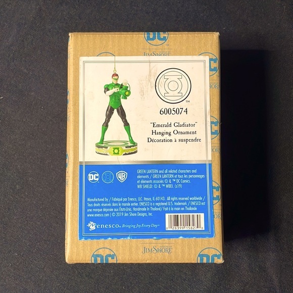DC comics - Green Lantern hanging ornament - Jim Shore 2019 - Picture 1 of 9